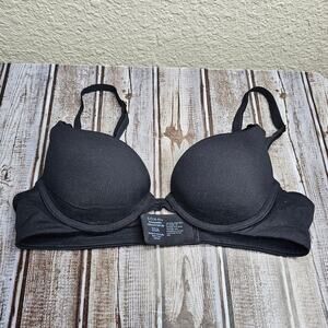 Soma embraceable tailored push up bra solid black size 32A